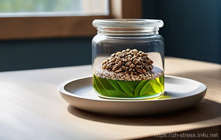 스트레스 해소법  스트레스 제거에 좋은 음식들 - **Prompt:** A tranquil and happy young woman, appearing to be in her late teens or early twenties, i...