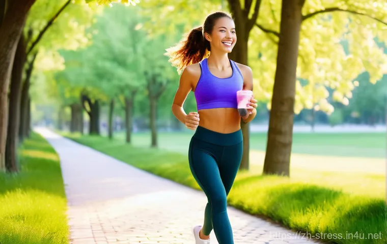 스트레스 해소를 위한 긍정적 에너지 - A serene, indoor scene focusing on a person of ambiguous gender, in their late twenties to early thi...