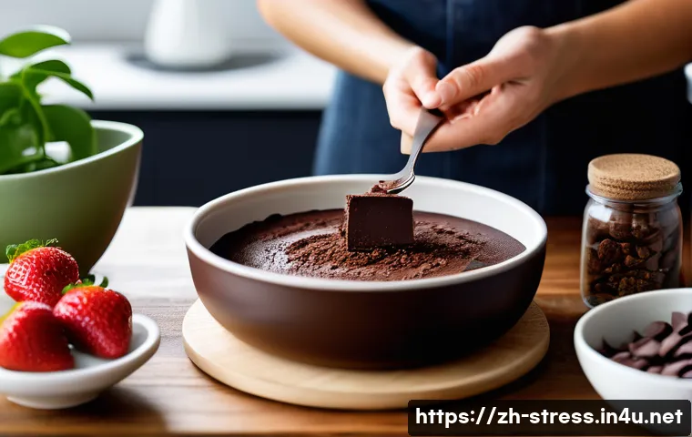 스트레스 해소에 좋은 음식   다크 초콜릿 관련 이미지 2